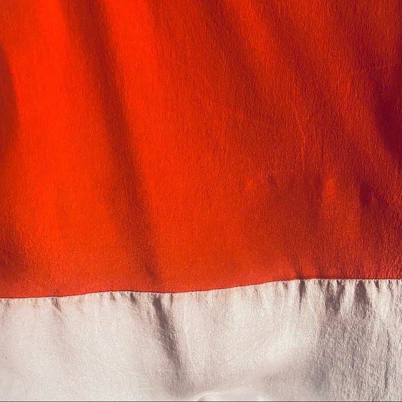 Anthropologie Maeve 100% Silk Colorblock Tank Top - Picture 4 of 7